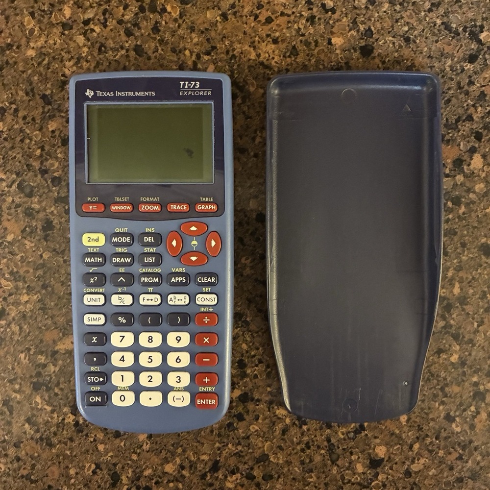 Texas Instruments TI-73 Explorer Graphing Calculator Tested w/ Cover - Picture 7 of 10